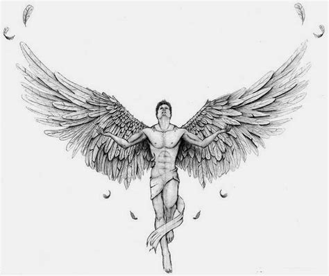 Free Printable Tattoo Stencils Angel Tattoo Stencils Guardian Angel