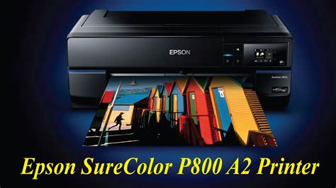 Epson Surecolor Sc P800 A2 For Large Size Printing Youtube