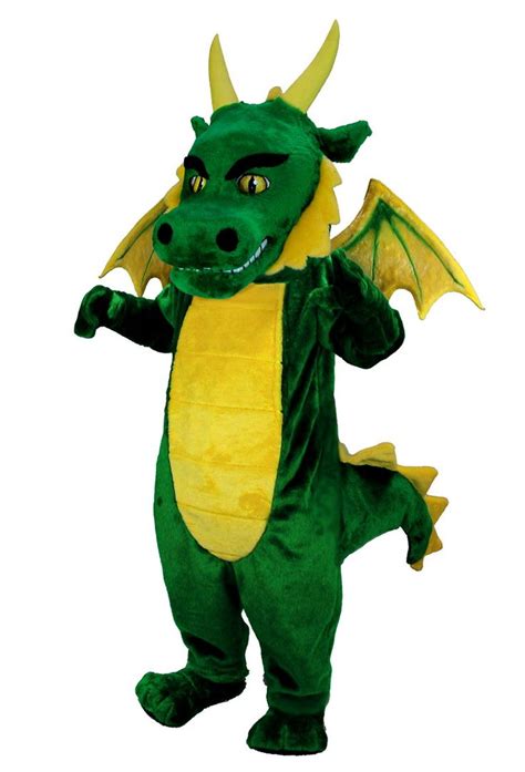 Green Dragon Mascot Costume Thermolite Mascot Costumes Mascot