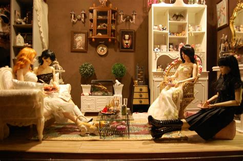 Pingl Sur Bjd Sd Dollhouse Diorama By Driftgirl