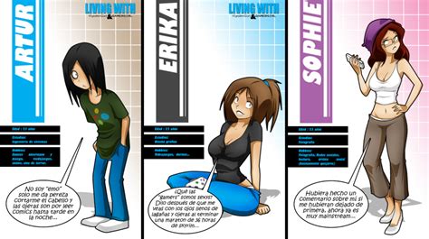 Web Comic Living With Hipstergirl And Gamergirl En Jago Dibuja