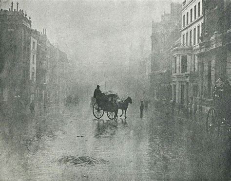 A Foggy Day In London 1896 Victorian London Vintage Photography Photo