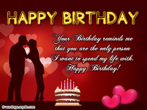 Romantic Birthday Message For A Boyfriend I Love U Messages