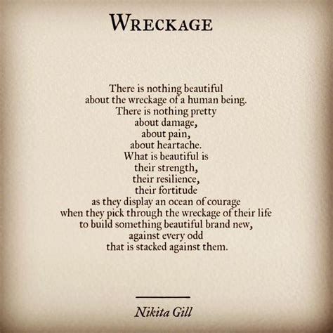 Rosemary On Instagram “i Keep Running Into These Words By Nikitagill Wreckage The Raw