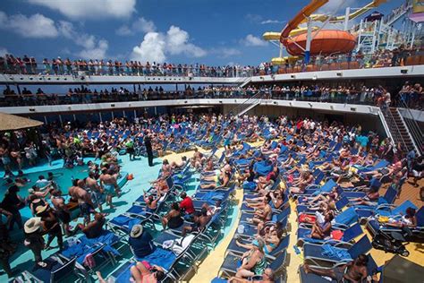 crowded lido deck on carnival breeze photo cruise critic packing for a cruise cruise travel