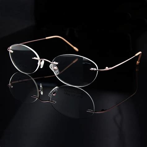 buy sorbern ova rimless eyeglasses frame women brand designer clear myopia