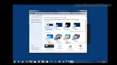 How To Change The Windows 7 Desktop Icons Youtube