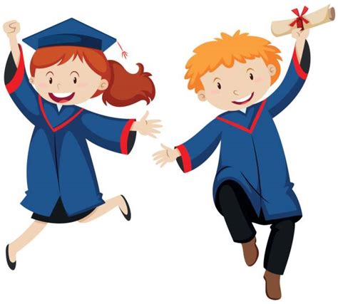 Cap And Gown Clip Art Pictures Illustrations Royalty Free Vector