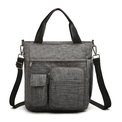 Lb6923 Kono Multi Compartment Tote Shoulder Bag Grey