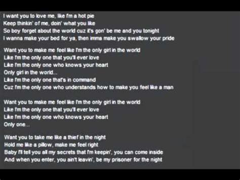 C'est une aide de base qui nécessite de corriger le résultat. Rihanna - Only Girl Lyrics + Traduction. - YouTube