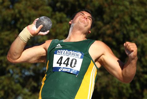 He secured the medal with a throw of 8.77 meters. World Records Fall at Australian Athletics Championships ...