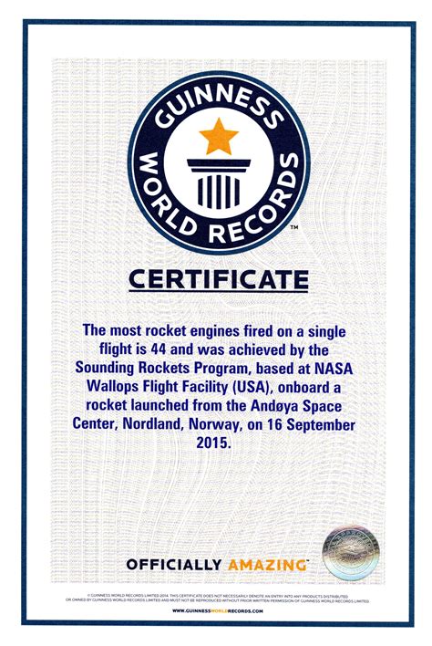 The first edition of the book compiling all the world's most outstanding achievements was published precisely six decades ago. NASA sets a new Guinness World Record