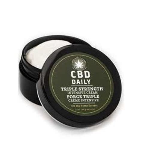 Cbd Daily Triple Intensive Cream 180mg Cbd Hydroponic Unique Goods