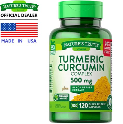 Natures Truth Turmeric Curcumin 500 Mg X 120 เม็ด เนเจอร์ ทรูทร์