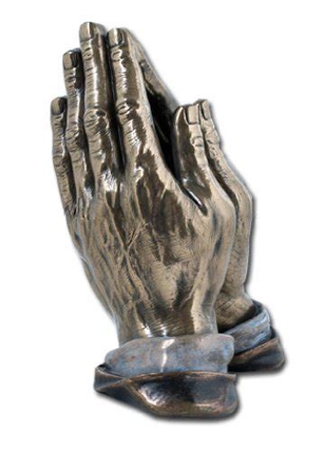Famous Casting Religious Bronze Praying Hands Sculpture For Sale