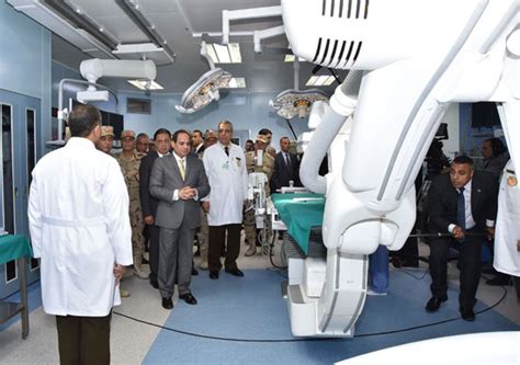 بالصورالرئيس السيسي يفتتح المرحلة الرابعة لتطوير المجمع الطبي بكوبري القبة إنشاء مستشفى