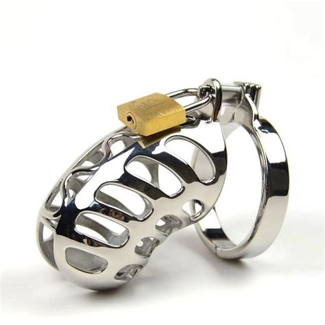 New Small Chastity Device Metal Chastity Spikes Stainless Steel Cock Cage Chastity Belt Cock