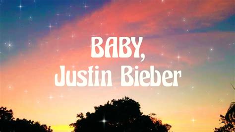 Justin Bieber Baby Letralyrics Youtube