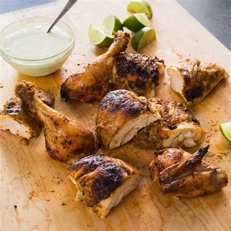 Peruvian chicken needs peruvian green sauce. Peruvian Roast Chicken with Garlic and Lime | Cook's ...