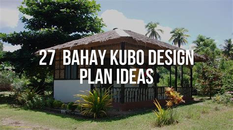Modern Bahay Kubo Plans Modern House