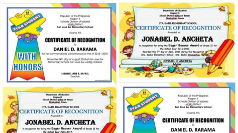 4,000+ vectors, stock photos & psd files. Deped Cert Of Recognition Template - Certificates Template ...