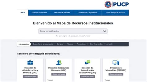 El Mapa Administrativo De La Pucp En Un Click Vicerrectorado