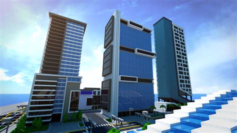 Modern Office Buildings For My City Rminecraftbuilds