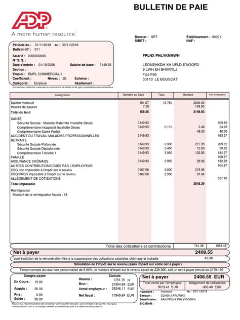 Bulletins de paie en format excel assistant maternel 2021 : Bulletin de paie pédagogique | Bulletin de salaire (droit ...