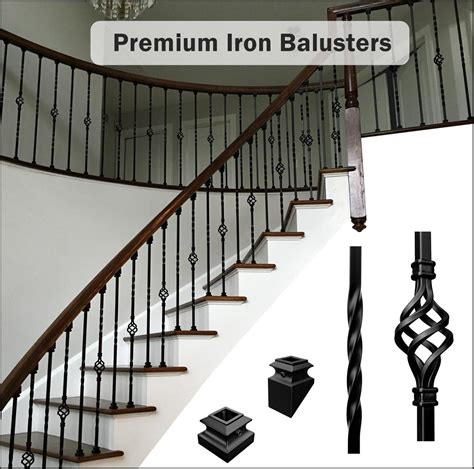Premium Iron Balusters Iron Spindles Iron Stair Parts Parts For Stairs
