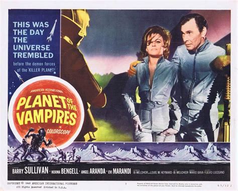 planet of the vampires lobby card barry sullivan sci fi moviemem original movie posters