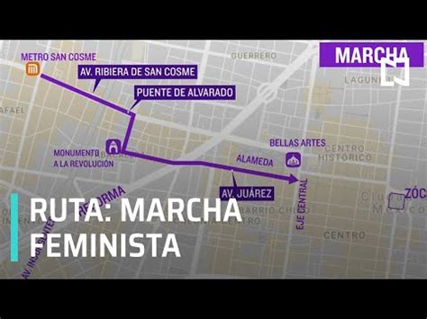 Marcha Feminista M Ruta Horario Y Todo Lo Que Debes Saber Mapa Hot My