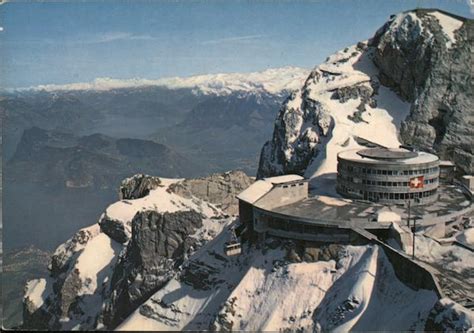 Hotel Bellevue On Mount Pilatus Switzerland Postcard
