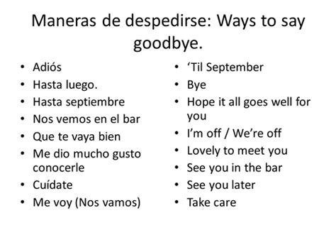 Ways To Say Goodbye Teaching Resources
