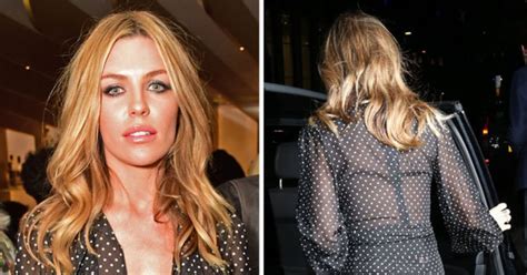 Accidental Exposure Abbey Clancy Suffers Wardrobe Mishap In See