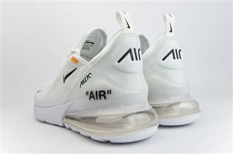 кроссовки Nike Air Max 270 X Off White Triple White купить за 3390 руб