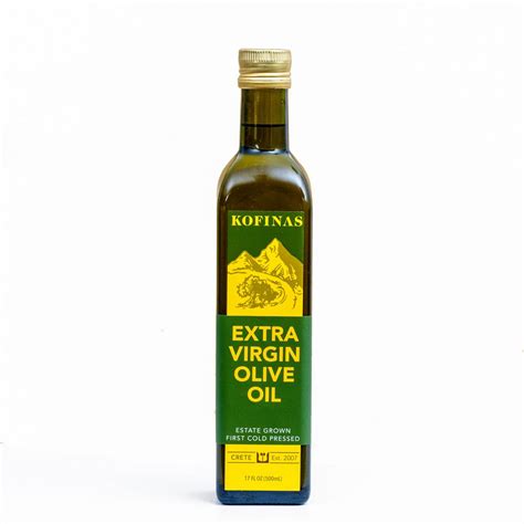Extra Virgin First Cold Pressed Olive Oil 500ml 17 Fl Oz