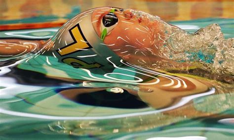 This Swimmer About To Break The Waters Surface Tension Awesome