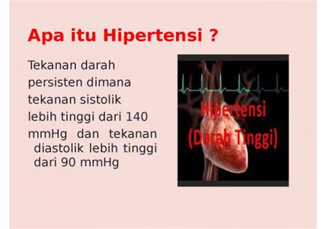 Hipertensi Pengertian Faktor Resiko Jenis Klasifikasi