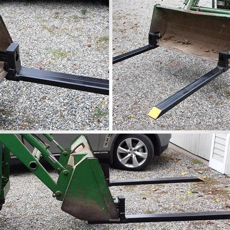 150020004000lbs Capacity Clamp On Pallet Forks Heavy Duty Loader