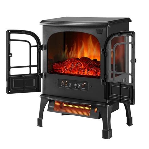 Ainfox Stove Heater With Remote Control And 12h Timer Portable