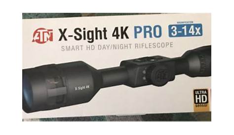 atn x-sight 4k pro 3-14 manual