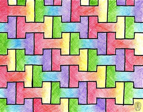 Colorful Tessellation By Anscathmarcach On Deviantart