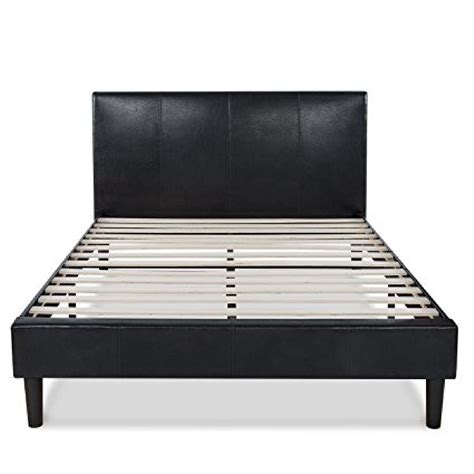 Zinus Faux Leather Upholstered Queen Platform Bed Aptdeco