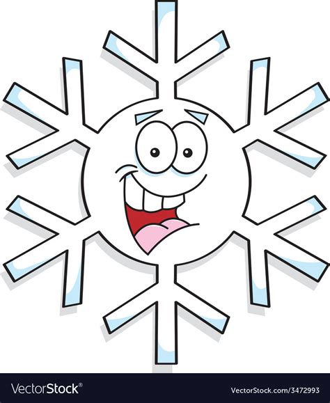 Snowflake Cartoon Drawing At Explore Collection Of