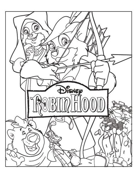 Adult Coloring Pages Robin Hood Coloring Pages