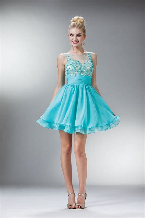 Feminine And Breathtaking This Short Dress From Cinderella Jc918 Is