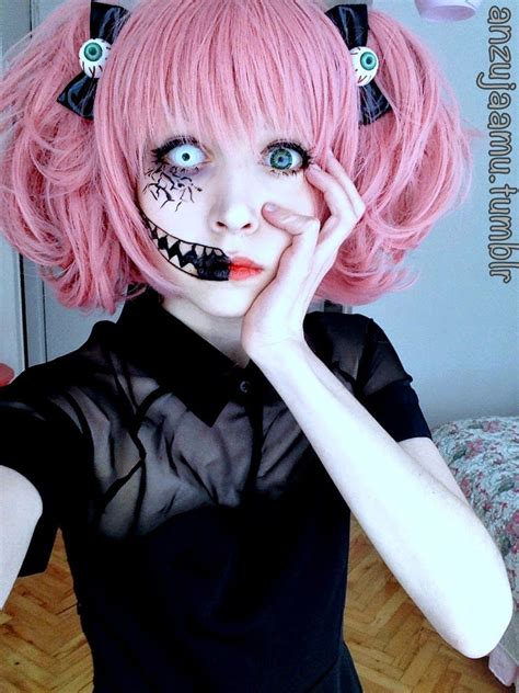 Cute Halloween Makeup And Wig Pastel Goth Makeup Kawaii