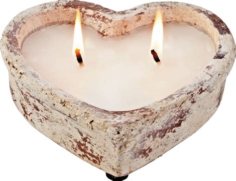 This Beautiful Authentic Heart Shaped Candle From Argos Has A Rustic