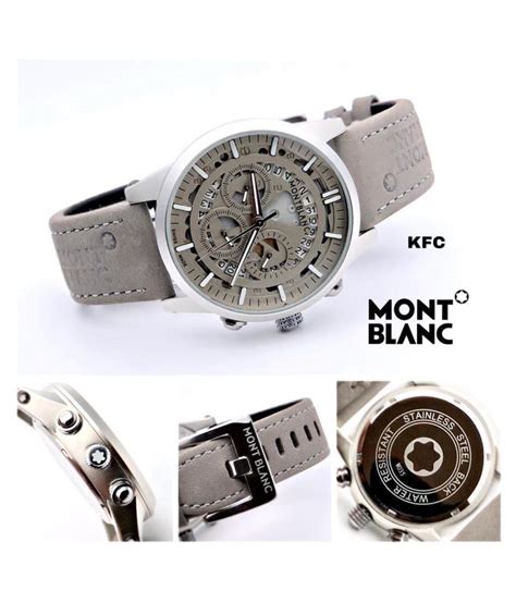 You'll find new or used products in montblanc watches on ebay. JNL WATCHES Montblanc 7A G1189 Leather Chronograph Men's ...