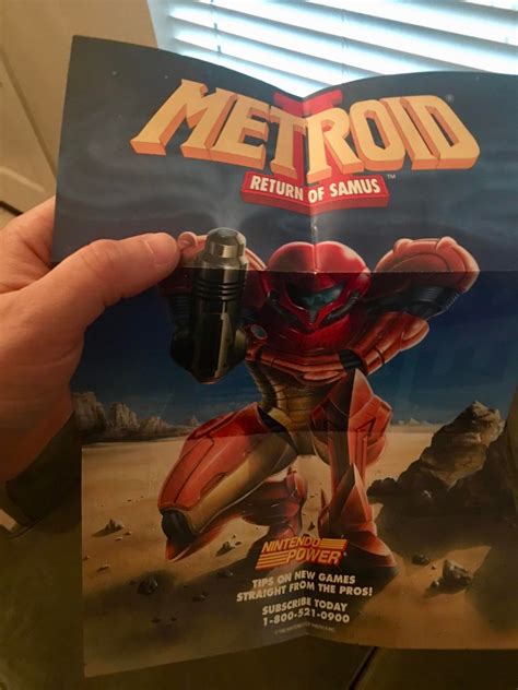 Metroid Ii Poster I Found In A Box Of Old Stuff Casualnintendo